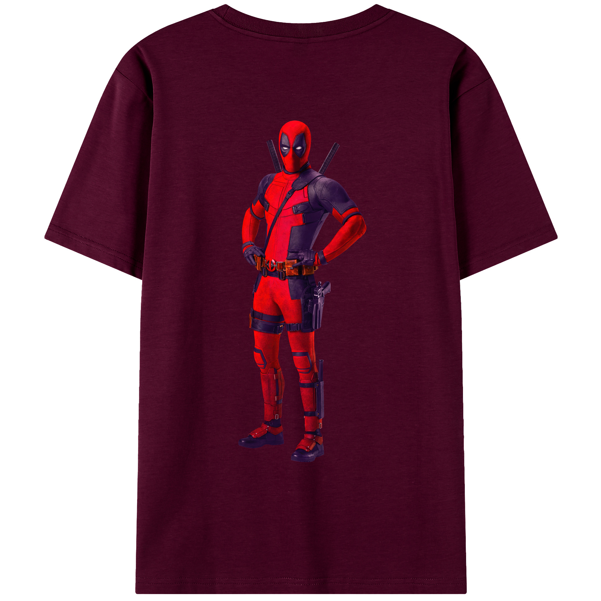 （画像用） Deadpool デッドプール レディース半袖Tシャツ(バックプリント)